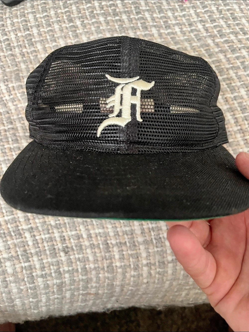 Fear of God Essentials x New Era 59FIFTY Full Mesh Fitted Cap Black Mesh Fitted
